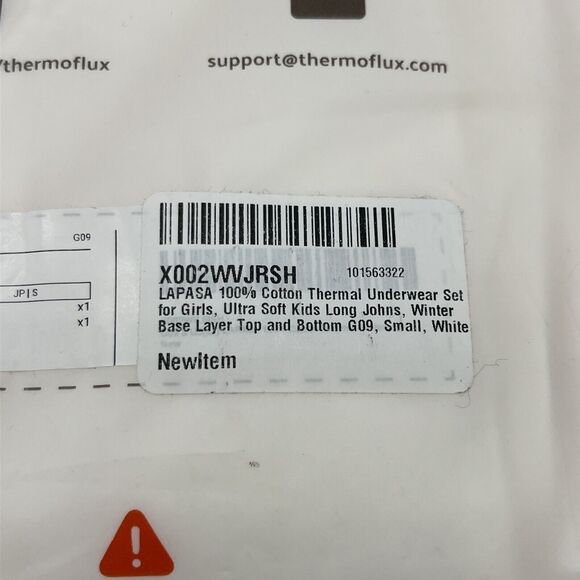 Girls 100% Cotton Thermal Underwear Long John Set Winter Base Layer Top Size Sm. - Picture 9 of 10